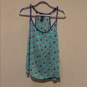 Wishful Park Blue Sleeveless Relaxed Tank Top